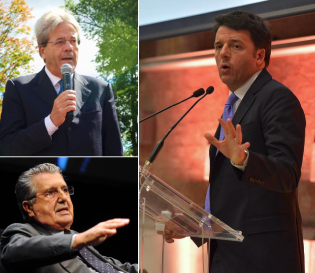 renzi-de-benedetti-e-il-gentiloni-salva-pd